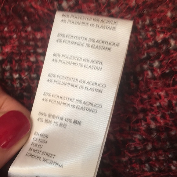 Urban Outfitters Floral Fuzzy Buttoned Hi-Low oversized Sweater Cardigan Sz.XS - Picture 11 of 14